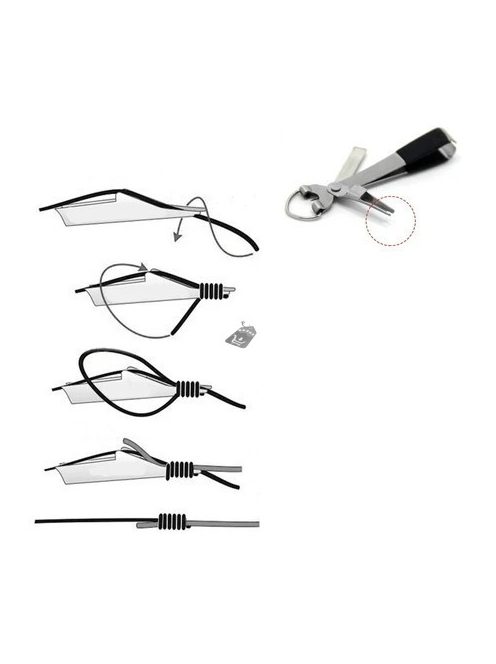 Horgász zsinór kötöző és csomókészítő eszköz horgászathoz