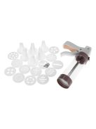 Teasütemény készítő és kekszkinyomó eszközkészlet (20 darabos) sütéshez