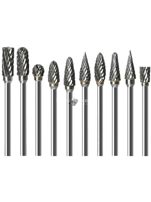 Profilmaró fúrófej készlet fémmegmunkáláshoz (10 db)