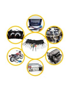   Terminál eltávolító és szerelő készlet, 38 darabos autóipari javítókészlet