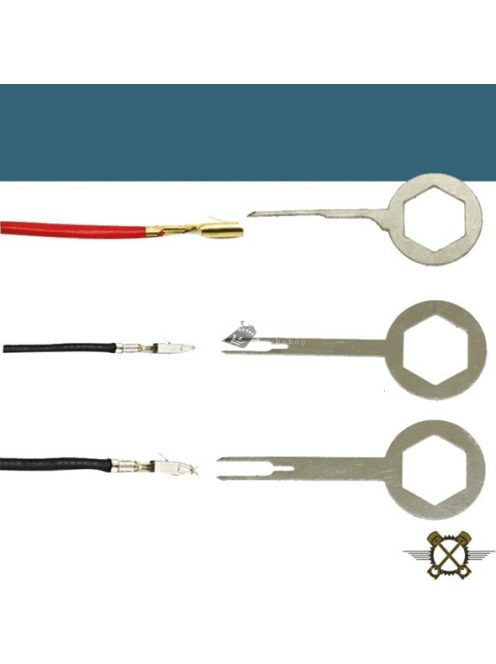 Terminál eltávolító és szerelő készlet, 38 darabos autóipari javítókészlet