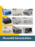Terminál eltávolító és szerelő készlet, 38 darabos autóipari javítókészlet