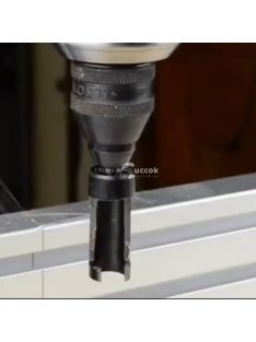   Titán bevonatú dugófúró és köldökcsap fúró szett (4 db) precíziós famegmunkáláshoz