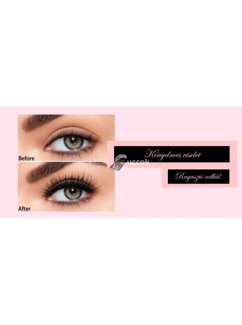 Mágneses műszempilla szett, speciális csipesszel a könnyű felhelyezéshez
