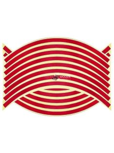   16 db Tuning Felni Dekorációs Csík Autókhoz és Motorokhoz