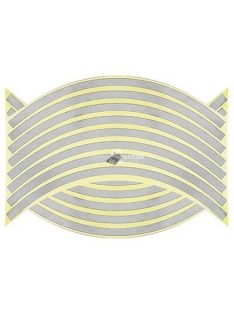   16 db Tuning Felni Dekorációs Csík Autókhoz és Motorokhoz