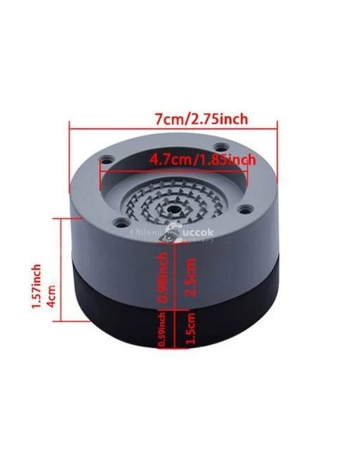 Rezgés- és zajcsökkentő mosógép láb készlet (4 db) - Stabilizáló és védő tartozék mosógépekhez