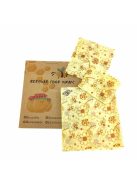 Méhviasz élelmiszer csomagoló kendő - Méh és Virág márkájú, környezetbarát tároló megoldás