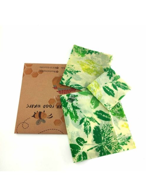 Méhviasz élelmiszer csomagoló kendő - Méh és Virág márkájú, környezetbarát tároló megoldás