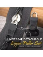 Univerzális levehető cipzárhúzó készlet (10 db) - Praktikus megoldás cipzár javításához és cseréjéhez