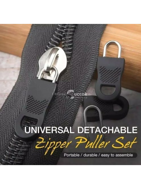 Univerzális levehető cipzárhúzó készlet (10 db) - Praktikus megoldás cipzár javításához és cseréjéhez