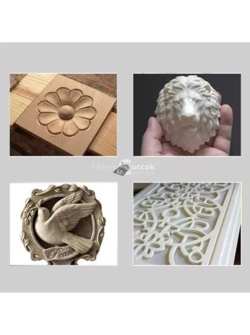 Fafaragó és gravírozó fúrófej készlet (5 db) - Precíziós kiegészítők fa megmunkáláshoz és gravírozáshoz