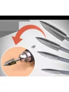 Fafaragó és gravírozó fúrófej készlet (5 db) - Precíziós kiegészítők fa megmunkáláshoz és gravírozáshoz