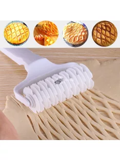   Tészta Rácsozó-Hálózó Henger Kézműves Péksüteményekhez és Tésztákhoz