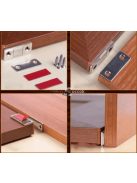 Mágneses bútorzár, ultravékony fiók- és ajtózár háztartási használatra