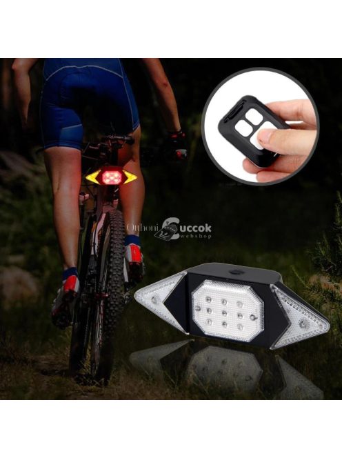 Kerékpár Irányjelző és Index Lámpa Biztonságos Közlekedéshez