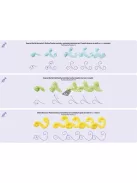 Tortadíszítő gyakorlótábla - Cukrászati Díszítő Készségfejlesztő Eszköz