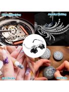 Nagyítószemüveg 8X és 23X-os nagyítással - Precíziós Optikai Eszköz Kézműves és Elektronikai Munkákhoz