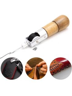   Bőrvarró készlet - Teljes bőrjavító és kézműves eszközkészlet bőrmunkákhoz