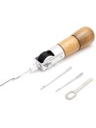 Bőrvarró készlet - Teljes bőrjavító és kézműves eszközkészlet bőrmunkákhoz