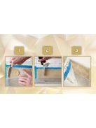 Virág Mintás Tortadíszítő Sablon Készlet (4 db) - Sütéshez és Dekoráláshoz