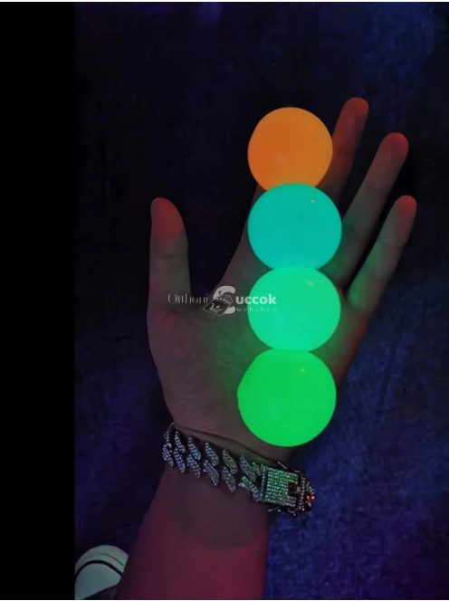 4db Fluoreszkáló Ragadós Fallabda Gyerekeknek és Felnőtteknek Szórakoztató Játékhoz