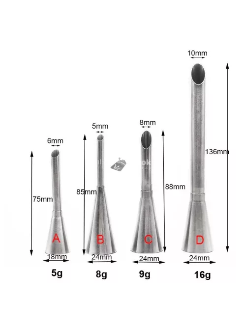 Süteménytöltő és fánktöltő készlet (4 db) – Konyhai sütőeszközök a könnyű töltéshez