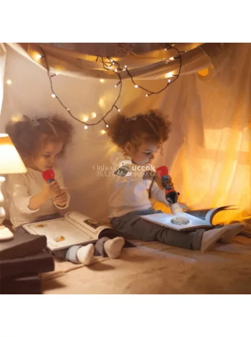 Interaktív oktató projektor, éjjeli kivetítő (24 db dinoszaurusz képpel) gyerekeknek