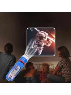   Interaktív oktató projektor, éjjeli kivetítő (24 db dinoszaurusz képpel) gyerekeknek