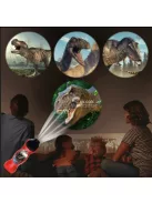 Interaktív oktató projektor, éjjeli kivetítő (24 db dinoszaurusz képpel) gyerekeknek