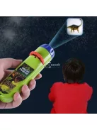 Interaktív oktató projektor, éjjeli kivetítő (24 db dinoszaurusz képpel) gyerekeknek