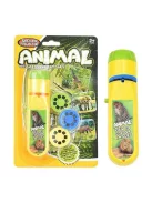 Interaktív oktató projektor, éjjeli kivetítő (24 db dinoszaurusz képpel) gyerekeknek