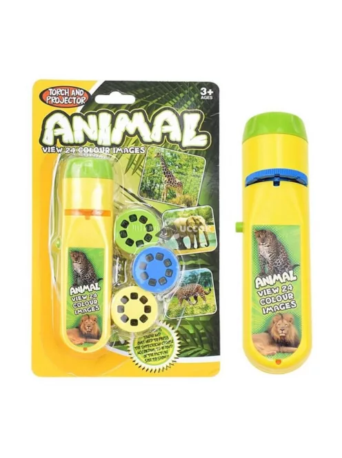 Interaktív oktató projektor, éjjeli kivetítő (24 db dinoszaurusz képpel) gyerekeknek