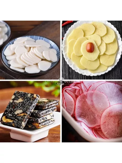 Asztali kézi szeletelő konyhai zöldség- és gyümölcsszeleteléshez