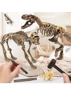   Dinoszauruszos régész készlet T-rex - Interaktív ásatási játék gyerekeknek