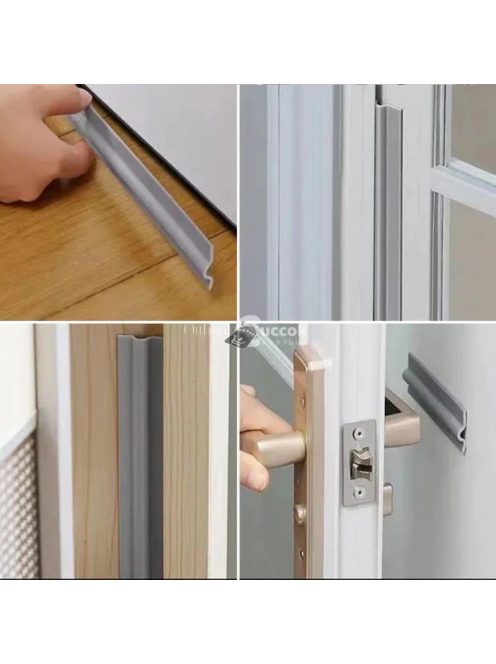 Öntapadós hang- és hőszigetelő nyílászáró gumi szalag ajtókhoz és ablakokhoz