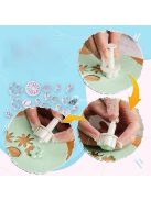 Tortadíszítő készlet, Tortadísz fondant forma készlet, 33 darabos dekoráló szett tortákhoz és süteményekhez