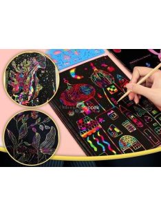   Szivárvány Művész és Rajz Papír Készlet (10 db, Színes Kreatív Alkotásokhoz)