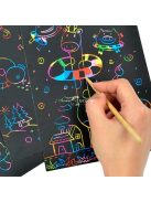 Szivárvány Művész és Rajz Papír Készlet (10 db, Színes Kreatív Alkotásokhoz)