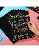 Szivárvány Művész és Rajz Papír Készlet (10 db, Színes Kreatív Alkotásokhoz)