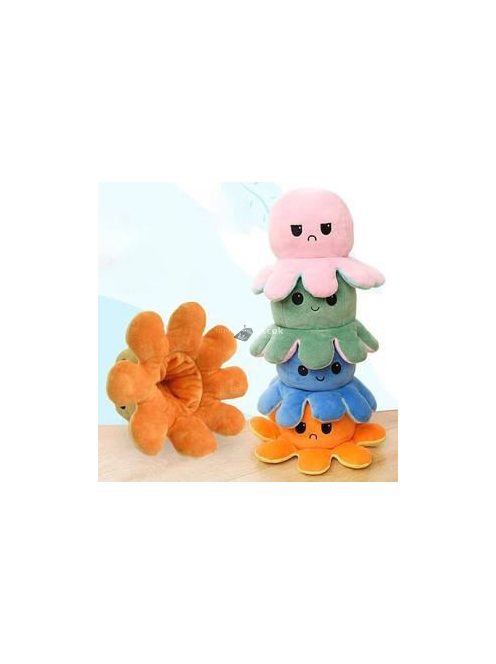 Kifordítható hangulat plüss polip - érzelmek kifejezésére