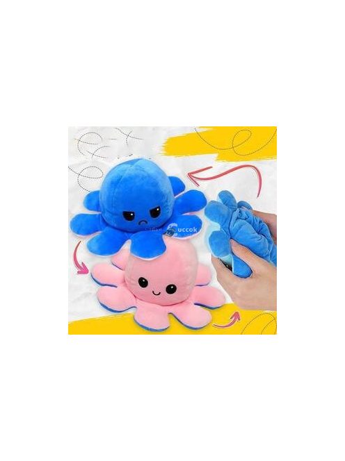 Kifordítható hangulat plüss polip - érzelmek kifejezésére