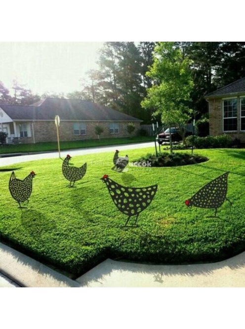 Csirke Kerti Dísz – Dekoratív Kapirgáló Csirke Szobor Kertbe