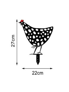   Csirke Kerti Dísz – Dekoratív Kapirgáló Csirke Szobor Kertbe