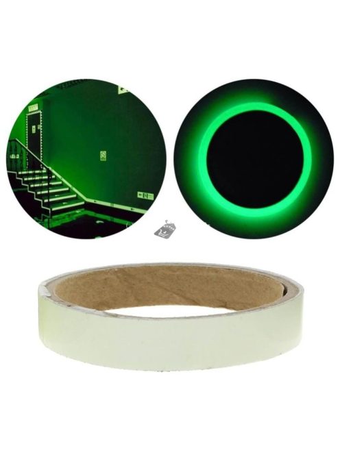 Fluoreszkáló dekorációs és biztonsági szalag, fénylő jelölő szalag