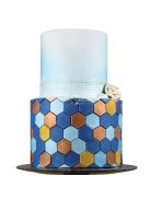 Geometriai tortadíszítő forma készlet - Rombusz alakú (3 darabos)