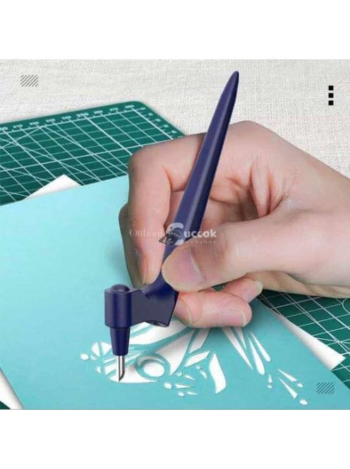 Dekorációs művész kés, Forgófejes precíziós papírvágó kés kreatív projektekhez