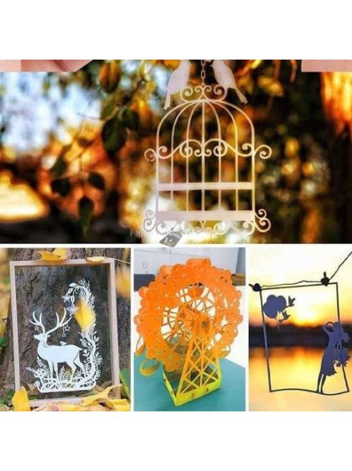 Dekorációs művész kés, Forgófejes precíziós papírvágó kés kreatív projektekhez