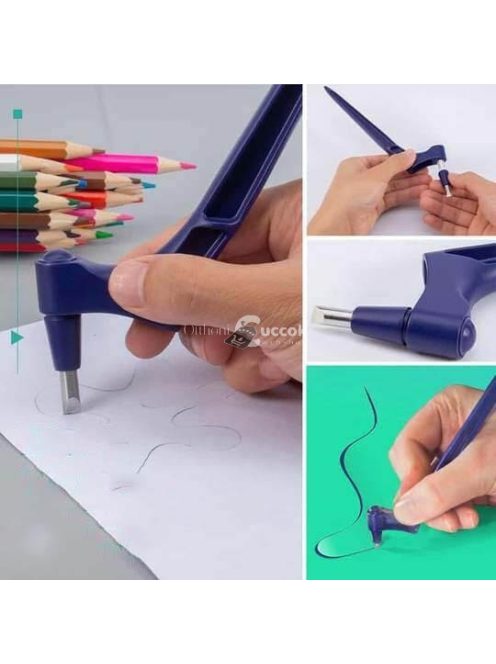 Dekorációs művész kés, Forgófejes precíziós papírvágó kés kreatív projektekhez