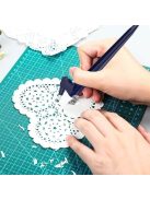 Dekorációs művész kés, Forgófejes precíziós papírvágó kés kreatív projektekhez